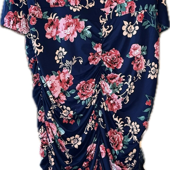 Poseshe plus bodycon floral midi dress size 4x - Picture 5 of 6